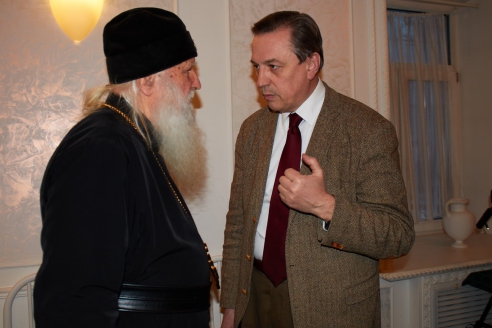 Архиепископ Михаил и Б.В.Костенко, 6 декабря 2017 года
