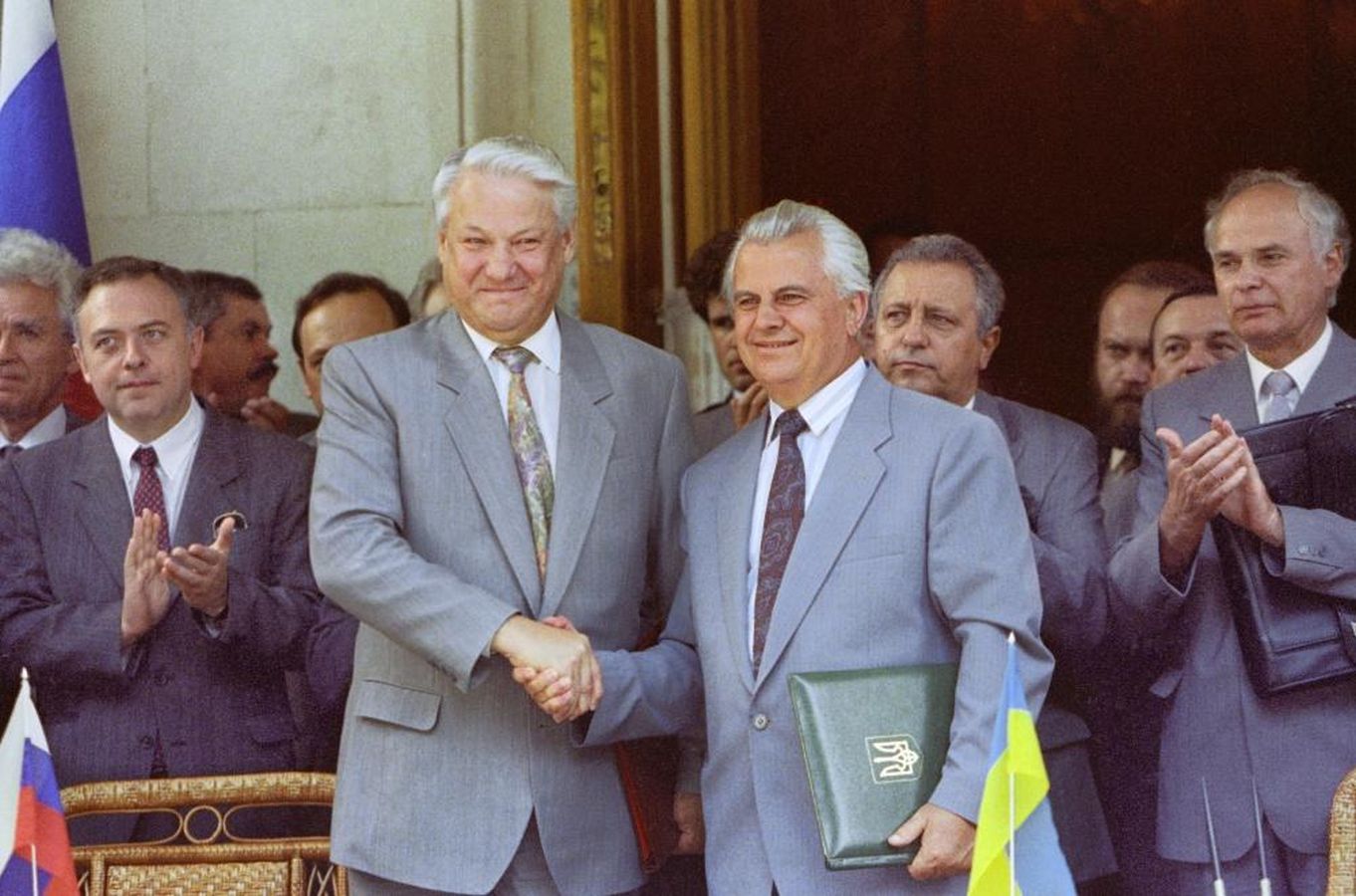 1 июня 1993. Ельцин и Кравчук 1993.