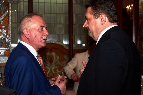 Генеральный директор МР Н.А. Кузнецов и Председатель Союза журналистов Росии В.Г. Соловьев, 19 января 2018 года