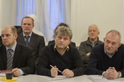 Историк, писатель, член Союза журналистов Москвы Игорь Шумейко (в центре), генеральный директор МР Николай Кузнецов (справа)