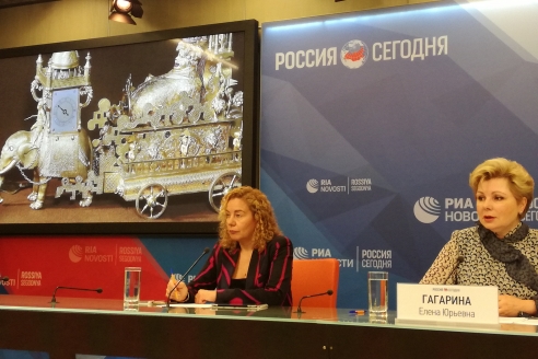 Пресс-конференция Е. Гагариной. МИА "Россия сегодня", 14 мая 2019 г.