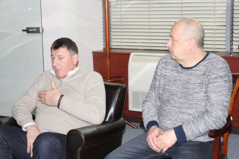 П.И. Кононенко и А.В. Артамонов в редакции МР, 04 февраля 2019 г.