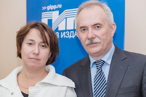 Исполнительный директор ГИПП Е.М.Шитикова и генеральный директор МР Н.А.Кузнецов