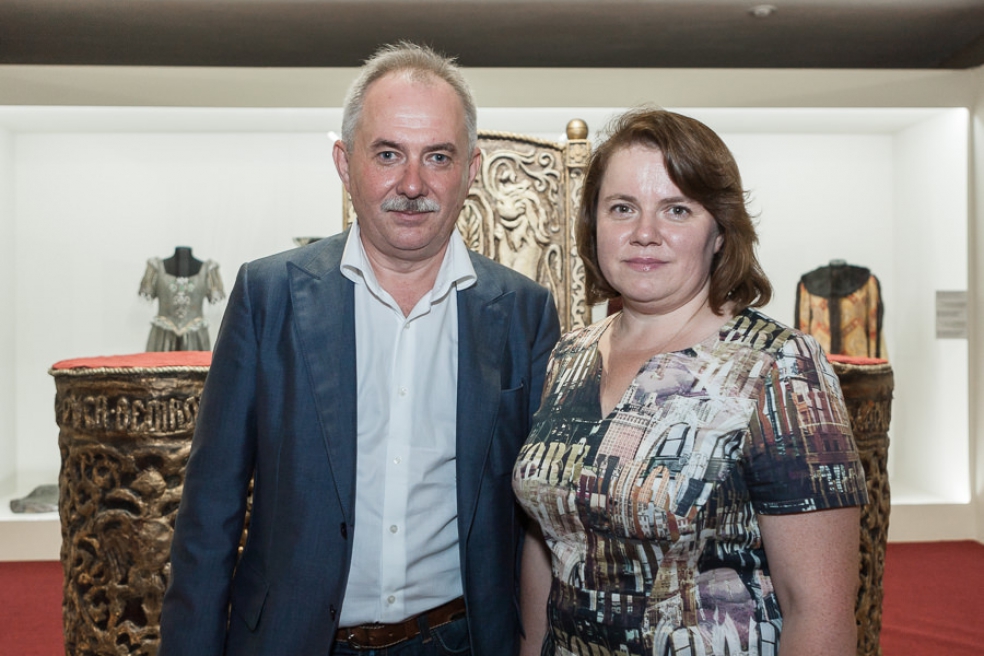 Генеральный директор Н.А.Кузнецов и министр культуры Московской области Оксана Косарева, 20 июля 2016 года